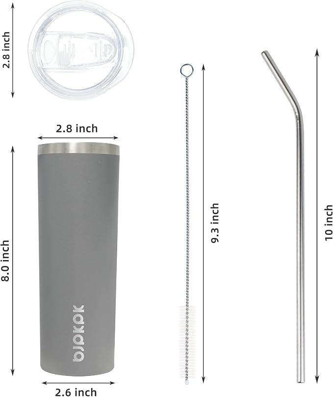 BJPKPK 20 oz Skinny Tumbler - Image 3