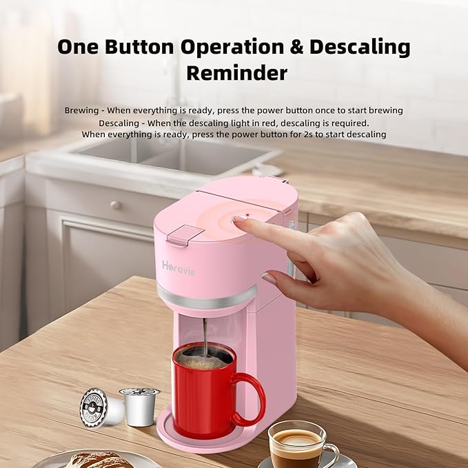 Horavie Mini Single Serve Coffee Maker - Image 4