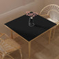 Leather Table Cover,1.8mm Thick,42x42 Inch Table Protector,Table Protector for Dining Room Table,Dining Table Cover,Table Cover Protector,Dining Table Protector Rectangle(Black+Gray,42x42)