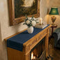 Signature Linen™ by D'Moksha Navy Blue Table Runner 60 Inches, 100% Pure Linen by DMokshaHomes