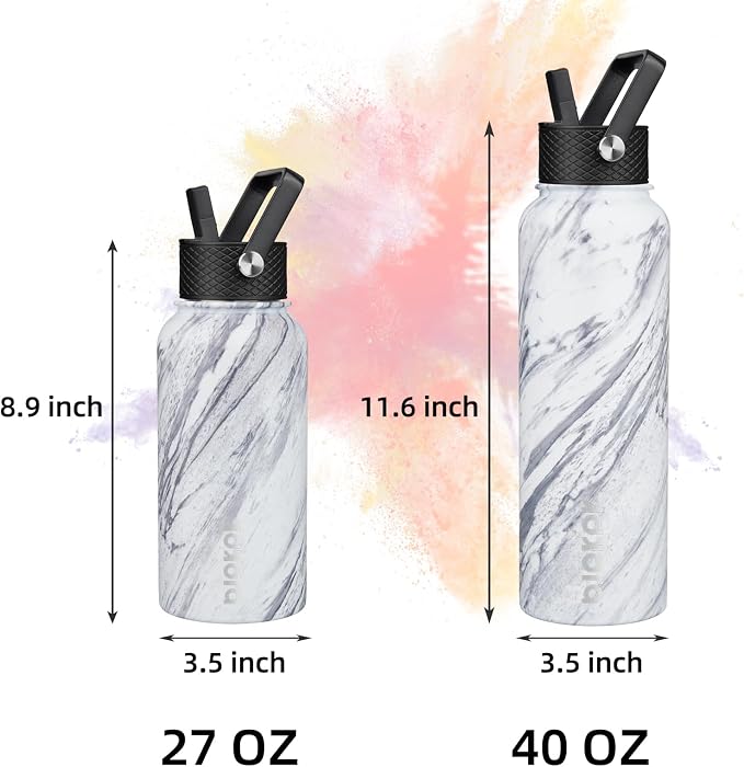 BJPKPK 40oz Insulated Water Bottle - Image 4