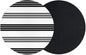 Retro Black Stripes Coasters Set of 2, Absorbent Coasters by Unknown
