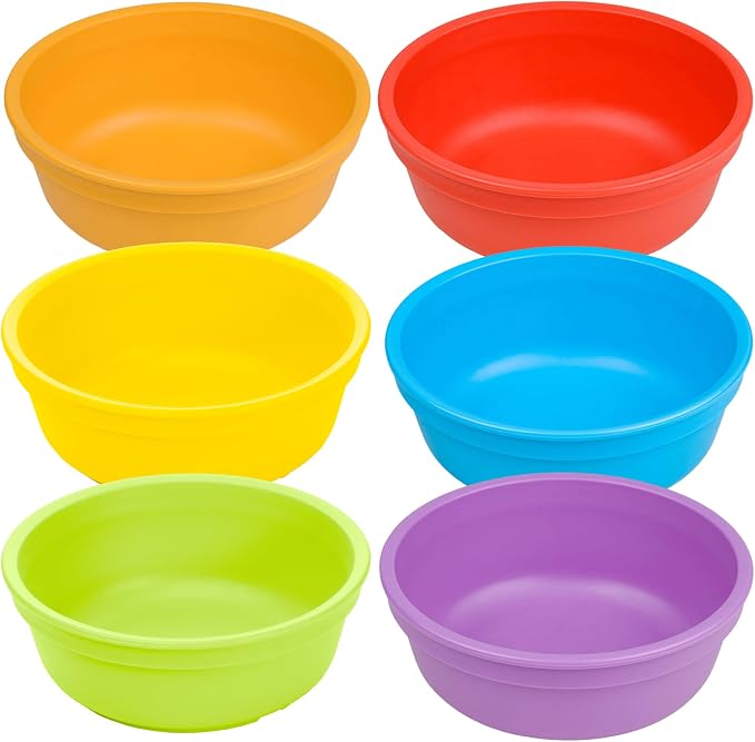 Re-Play 12 oz. Toddler Bowls Set of 6 by Re-Play