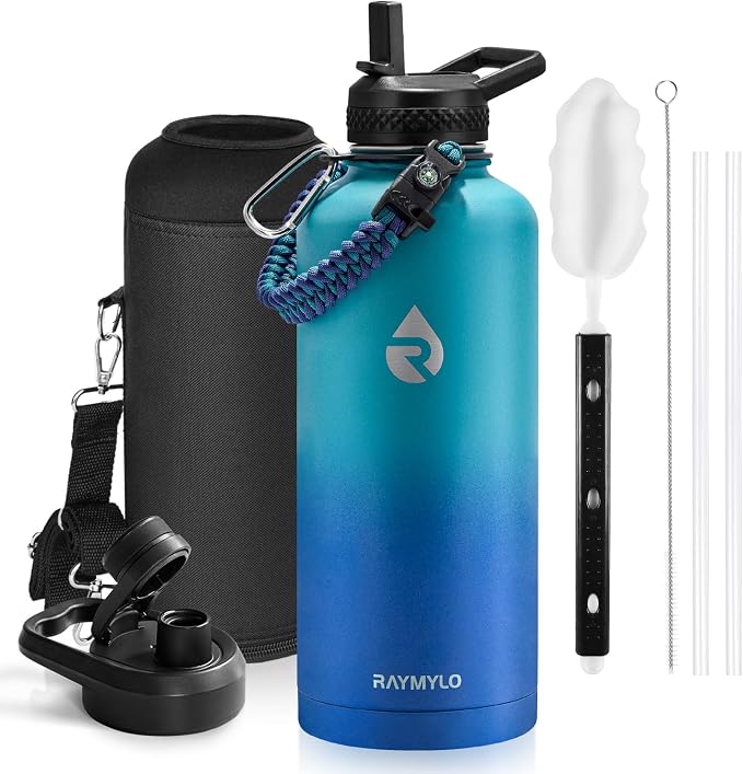 RAYMYLO Insulated Water Bottle 87 oz, Triple Wall Vacuum Stainless Steel | by RAYMYLO