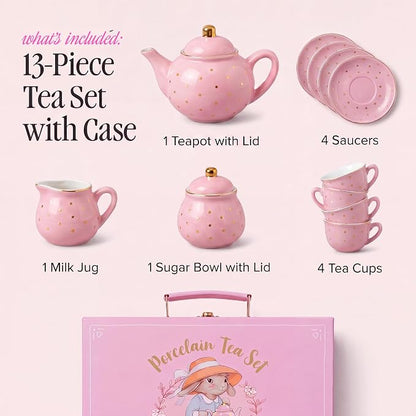 Giggle & Honey® Tea Party Set for Little Girls - Image 3