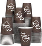 Clawsoff 100 Count 12 oz Coffee Cups Disposable Paper Hot Coffee Cups Brown | by BuyNow