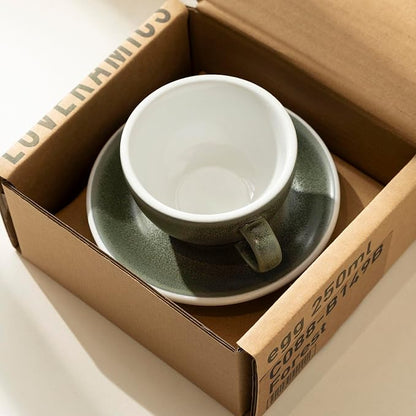 Loveramics Matt Cappuccino Cup, 8 oz Ceramic Latte Art Mug - Image 3
