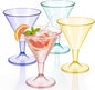 Liacere 24 Pack Colored Plastic Cocktail Glasses by Liacere