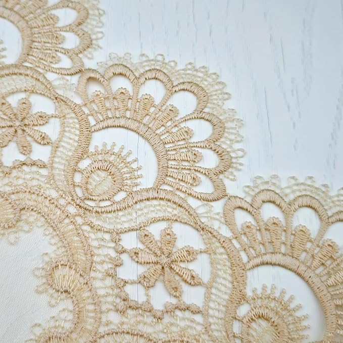 Coffee Tablecloth for Living Room Center Table Doilies Embroidery Lace - Image 6