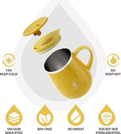 Ideus 16 oz Insulated Coffee Mug - Image 2