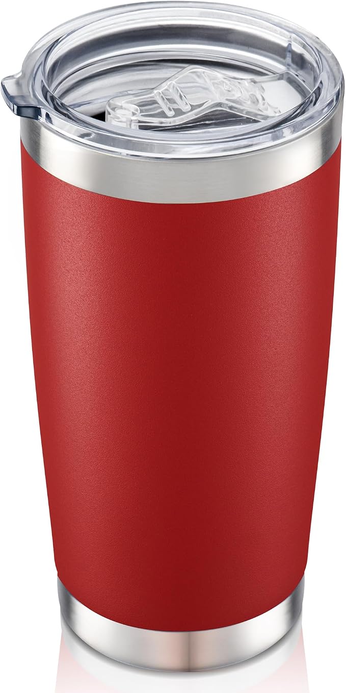 20 oz Tumbler with Lid Stainless Steel Insulated Tumblers, 1 Pack | Leak Proof by Unknown