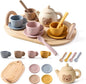 Tea Party Set for Little Girls 1-3 Kids Tea Set by Samonyed