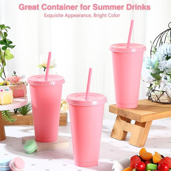 Amyhill 12 Pcs Reusable Plastic Cup - Image 4