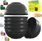 Wheat Straw Black Bowls 60 OZ by DINETHICS