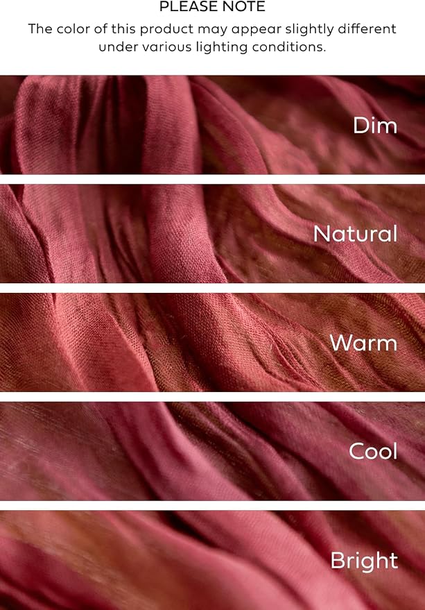 Ling's Moment Dark Red Cheesecloth Table Runner, 168 Inch 14FT | Burgundy Boho - Image 8