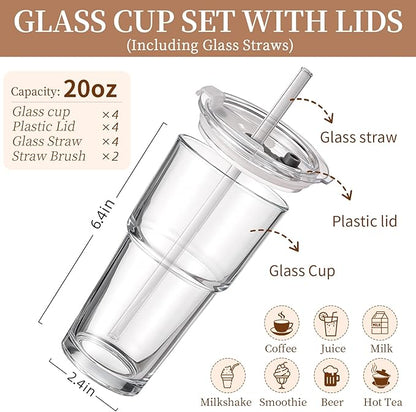 Iced Coffee Cups with Lids: Coffee Bar Accessories - Image 2