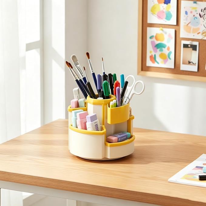 Saikv Pencil Holder Ratating Pen Organizer - Image 2