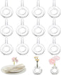 Honeydak 12 Pcs Glass Vases Napkin Rings Hand Blown Borosilicate | High by Honeydak