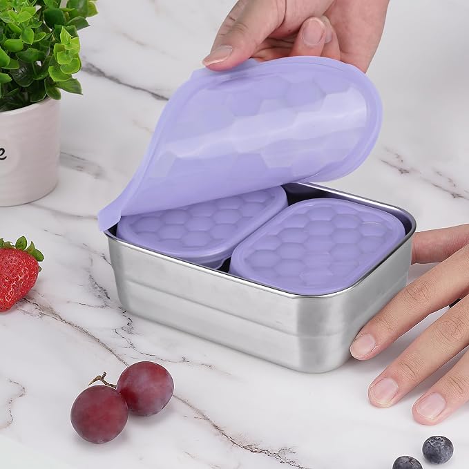 Small Stainless Steel Lunch Containers - Image 8