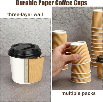 Uiifan 100 Set 4oz Disposable Espresso Cups - Image 4