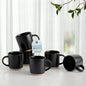HaWare 13OZ Coffee Mugs Set of 6, Stoneware Coffee Cups, Ceramic Latte Mug by HaWare