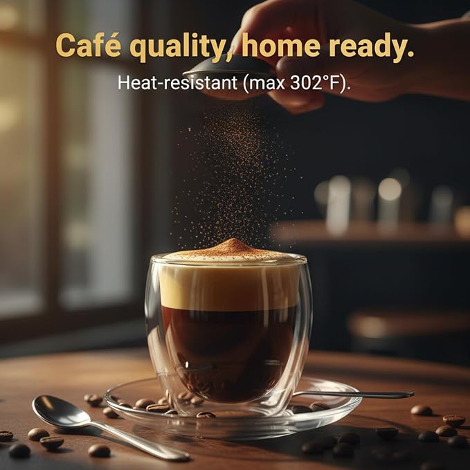 Casafoyer 9 Oz Double Wall Glass Coffee Cups Set of 4, Borosilicate Espresso - Image 8