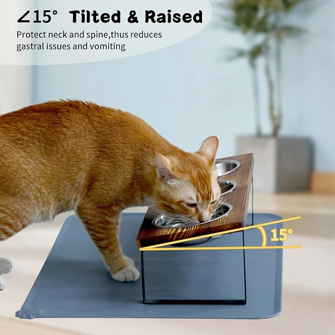 Summark Upgraded Elevated Cat Bowls - Image 4