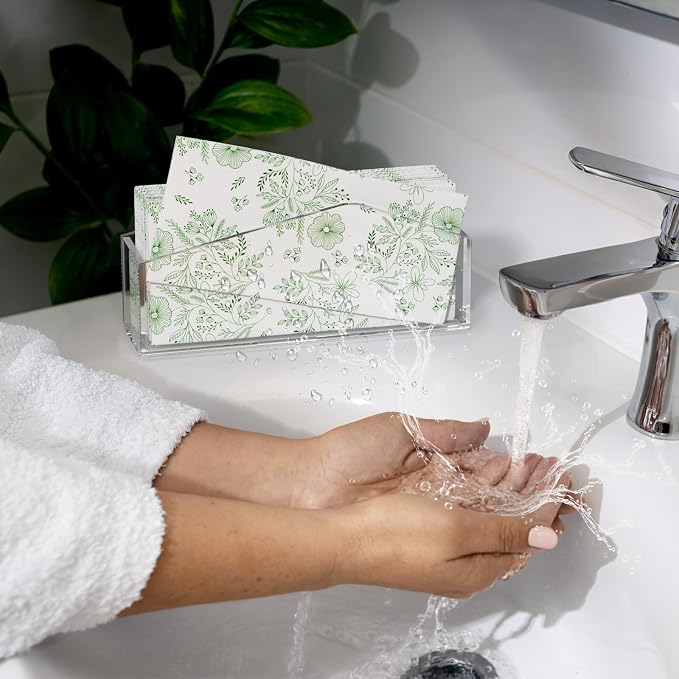 Napkin Holder for Bathroom, Decorative, Lucite Material, for Kitchen, Dining - Image 3