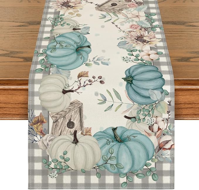 Artoid Mode 210 GSM Fall Table Runner 13x72 Inch Home Party Decor | Buffalo by ArtoidMode
