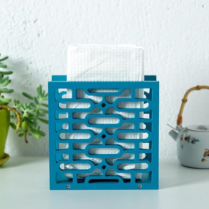 Handmade Mid Century Modern Retro Style Atomic Oval Star Napkin Holder - Geometric Kitchen Decor 1960s 50s Atomic Era Gift - Unique Vintage Rustic Restaurant Table Decoration