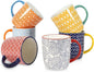Selamica 10 oz Coffee Mugs Set of 6 by Selamica