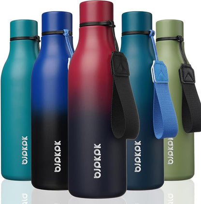 BJPKPK 18oz Insulated Water Bottle, Stainless Steel Bottle by BJPKPK