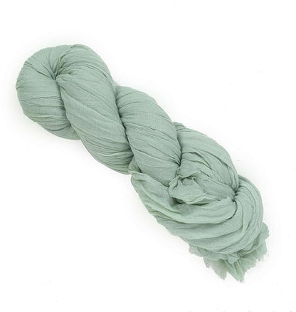 Efavormart 20ft Sage Green Gauze Cheesecloth Wedding Arch Drapery Fabric - Image 7