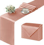 Manyshofu Rose Gold Satin Table Runner 12x72 by Manyshofu