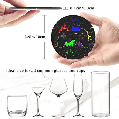 Game Joystick Gamer Cool Splash Coasters - Image 5