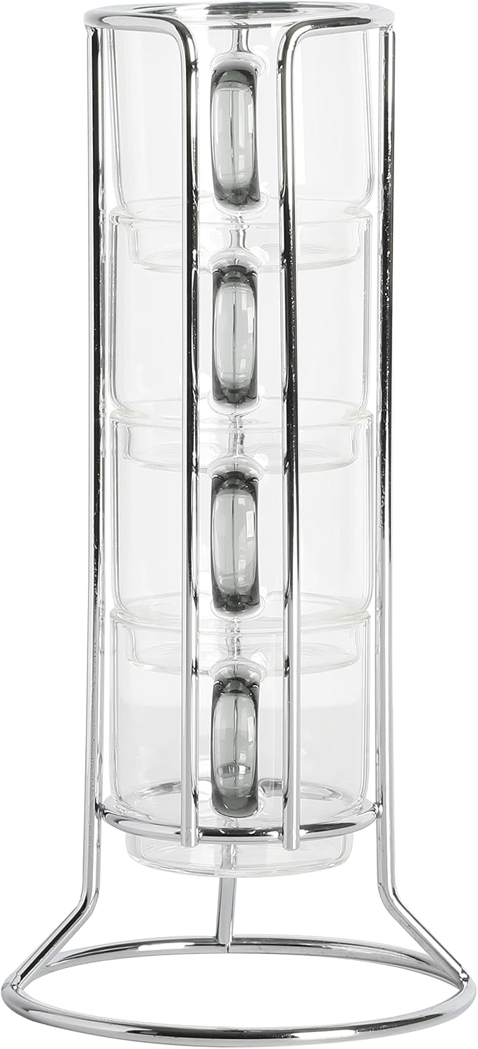 Gibson Soho Lounge Stackable Glass Espresso Cups - Image 2