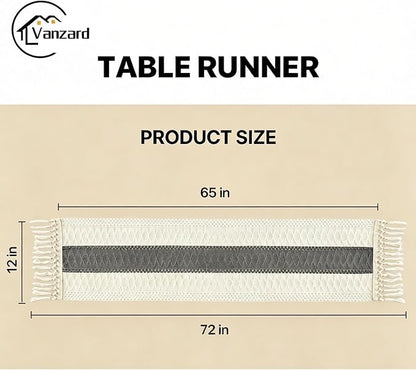 Boho Table Runner for Home Decor - Image 3