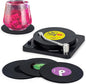 Retro Vinyl Record Coasters by Valdivia
