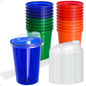 L LIKED 20 Pack 12oz Kids Cups, Spill Proof Party Cups by LLIKED