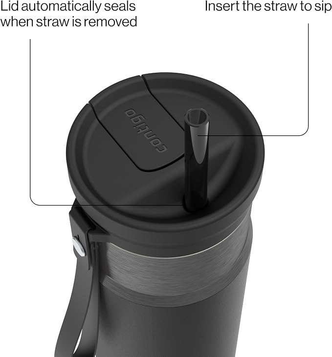 Contigo SnapSeal 24 oz Stainless Steel Vacuum-Insulated Water Bottle - Image 4