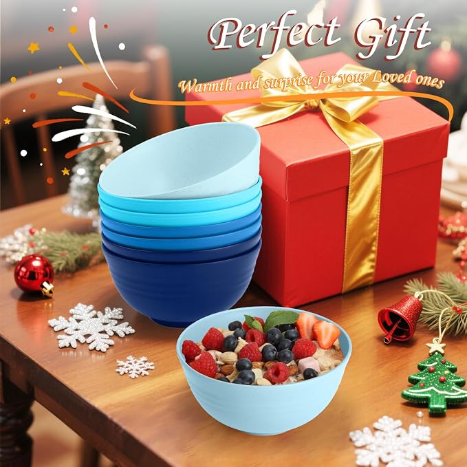 Wheat Straw Bowls, Reusable Plastic Bowls - Image 8