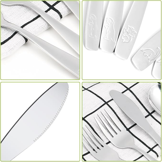 45 Piece Stainless Steel Silverware Set - Image 7