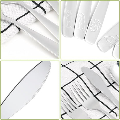 45 Piece Stainless Steel Silverware Set - Image 7