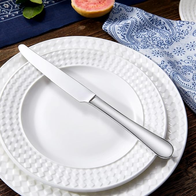 Premium Verona 4-Piece 9.7-Inch Dinner Knife Set | Stainless Steel Serrated - Image 2
