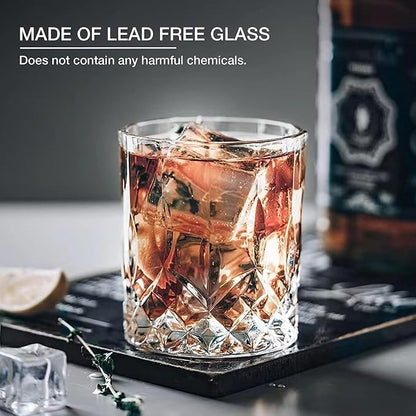Qipecedm® Old Fashioned Whiskey Glasses, Barware - Image 8