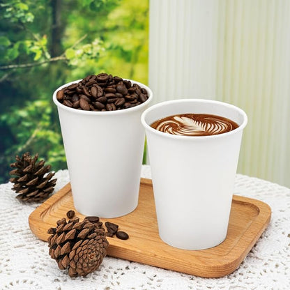RACETOP 12 oz 500 Pack Disposable Coffee Cups, Paper Cups, Hot Cups | Sturdy - Image 4