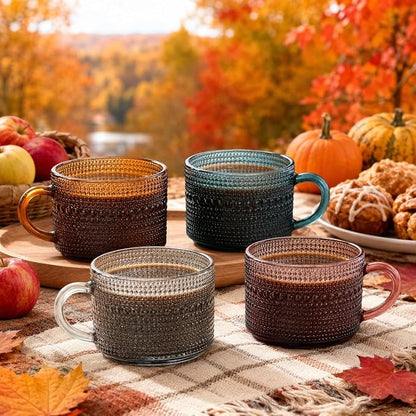 Khen Colors Glass Coffee Mugs Set - Image 5