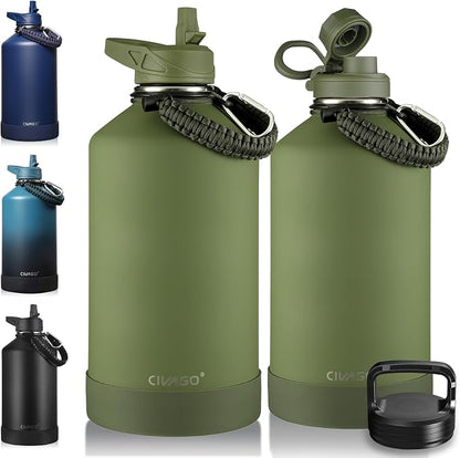 CIVAGO Gallon Insulated Stainless Steel Water Bottle by CIVAGO
