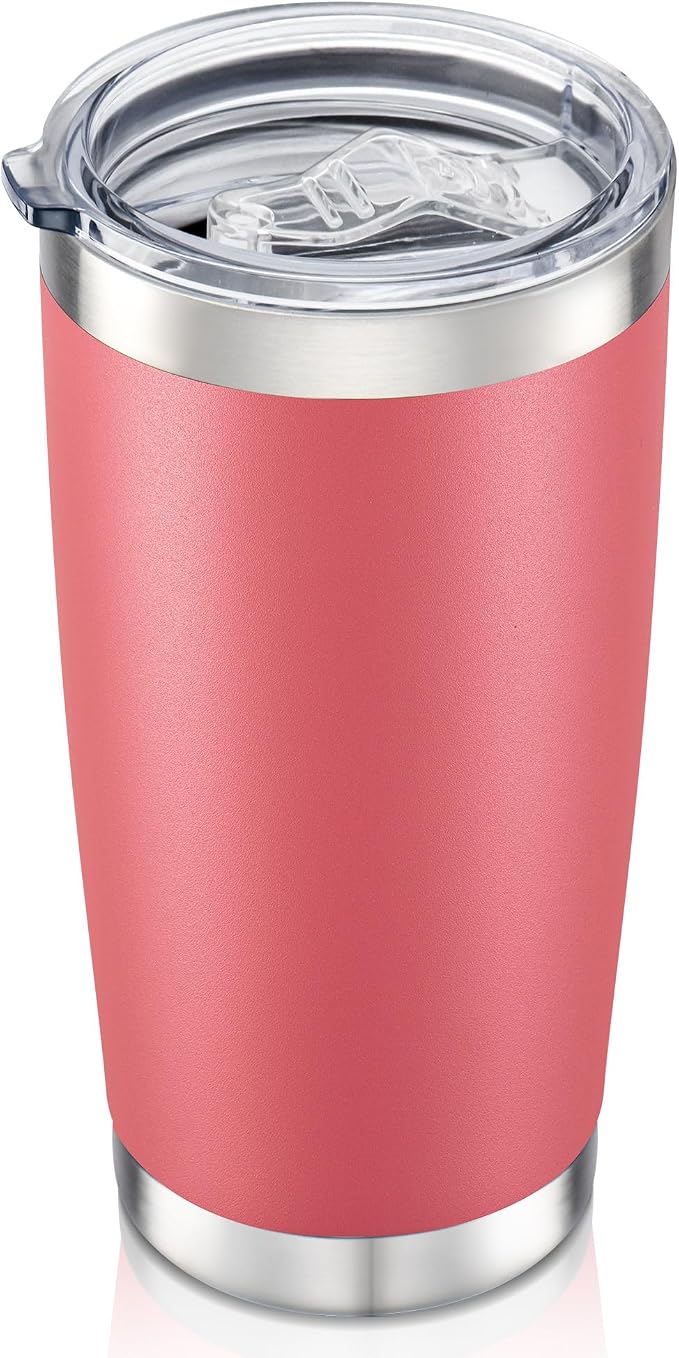 20 oz Tumbler with Lid Stainless Steel Insulated Tumblers, 1 Pack | Leak Proof by Unknown