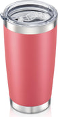 20 oz Tumbler with Lid Stainless Steel Insulated Tumblers, 1 Pack | Leak Proof by Unknown